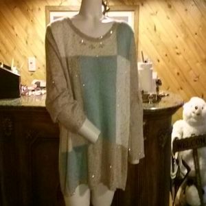 Sequined sweater